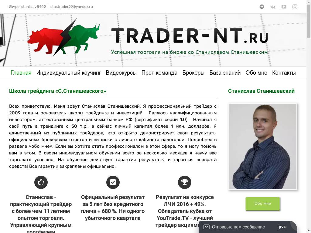 TRADER-NT.ru | Обучение трейдингу