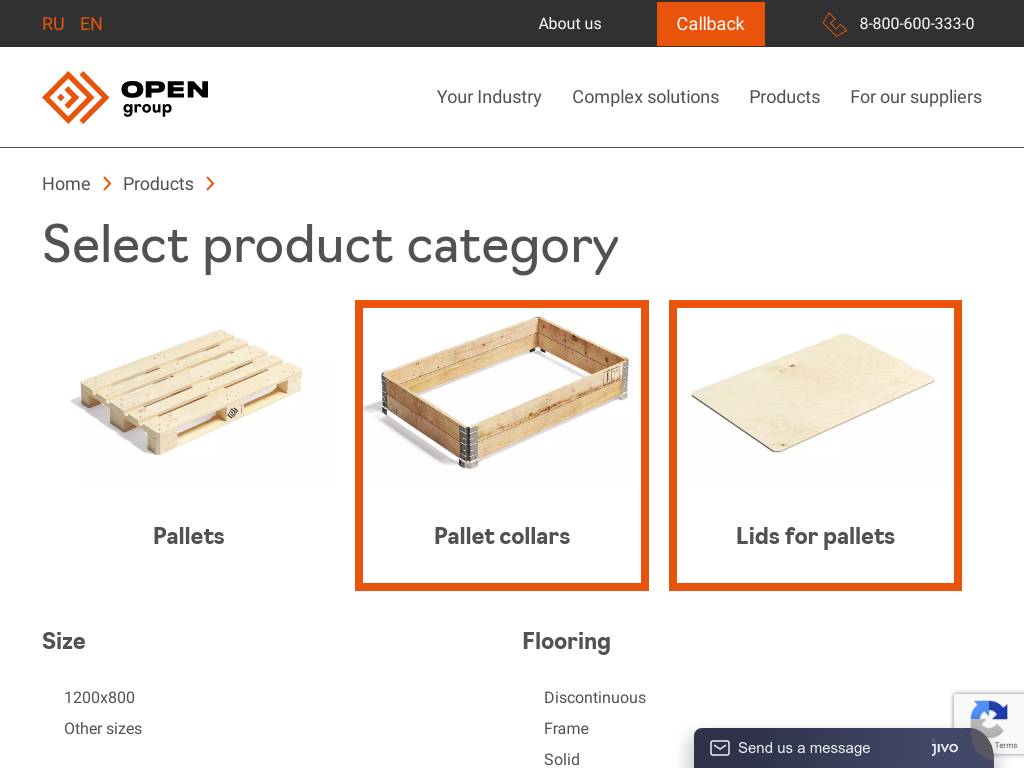 OPEN group – паллеты и другая тара напрямую от производителя